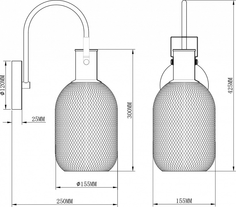 Бра moderli alina v2800-1w