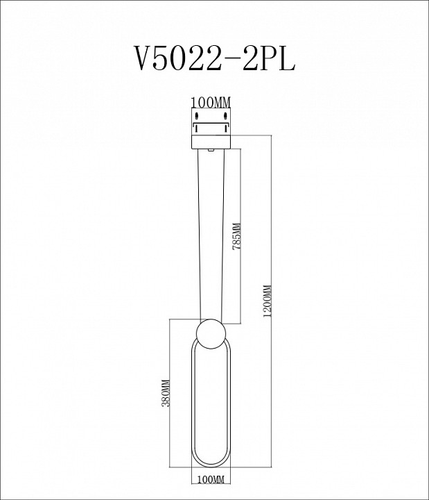 Подвесной светильник moderli store v5022-2pl