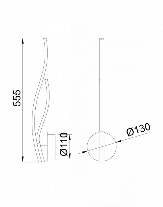 Бра mantra corinto 6107