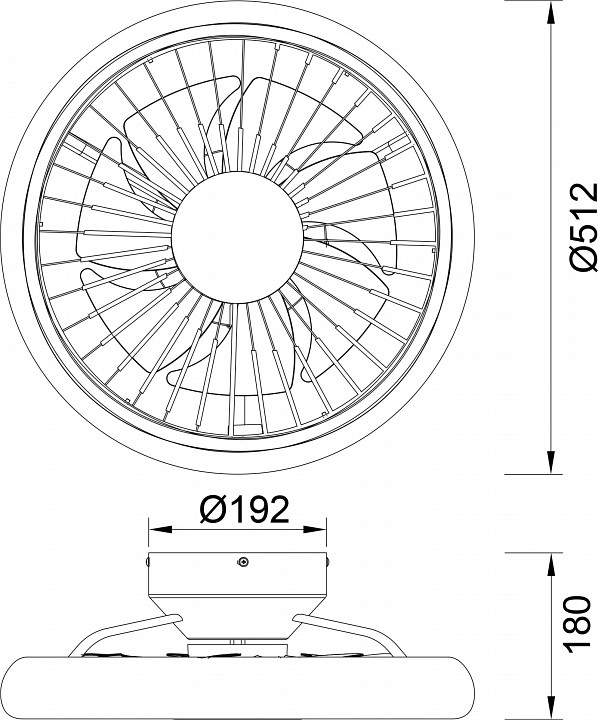 Светильник с вентилятором mantra (люстры-вентиляторы) turbo 8231