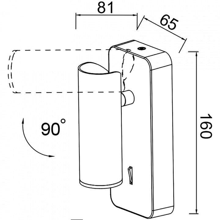 Бра mantra notte 8875