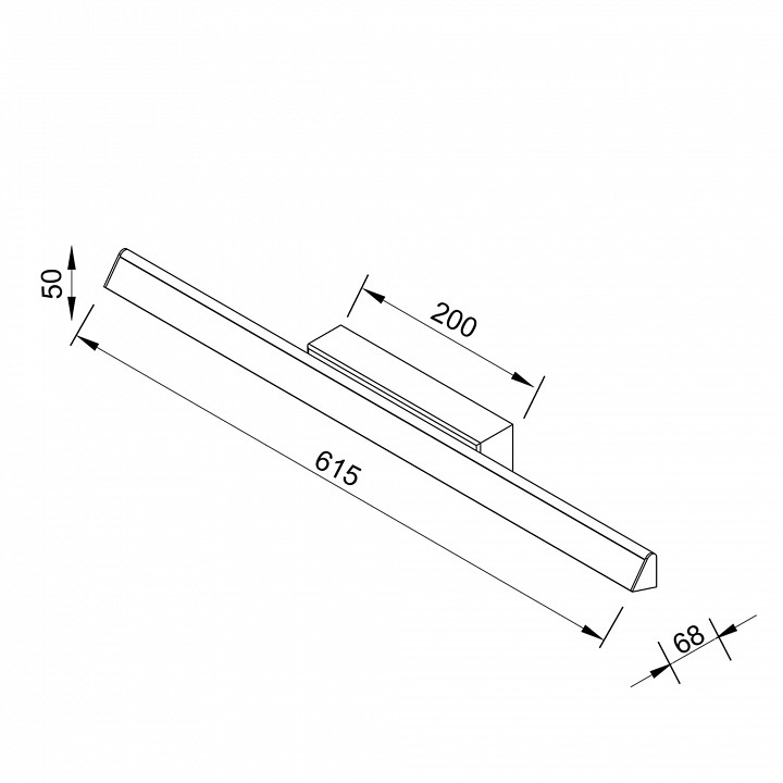 Накладной светильник mantra lineal 8962