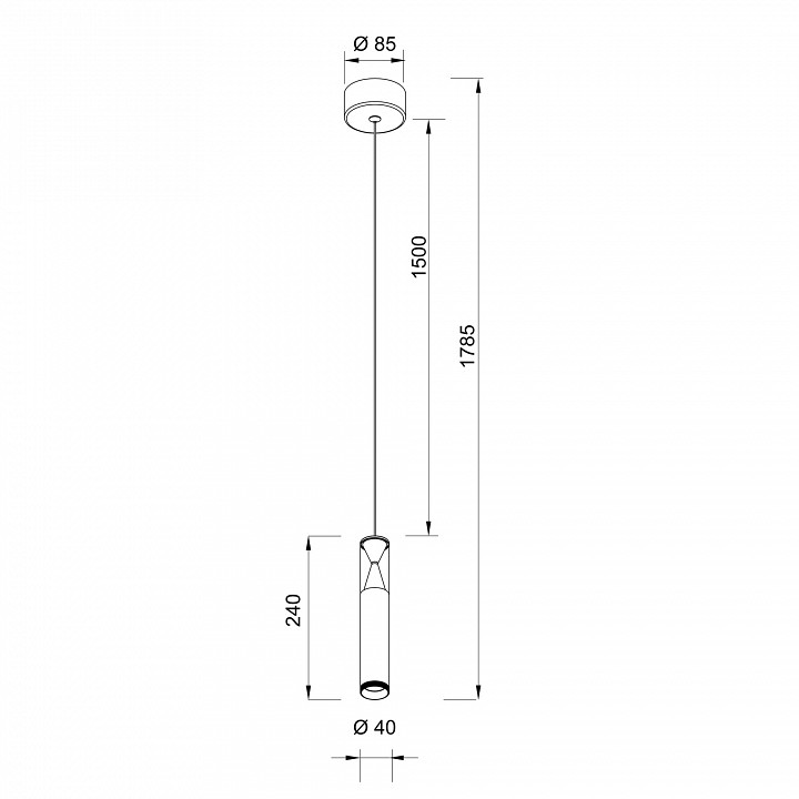 Подвесной светильник mantra spark 8965