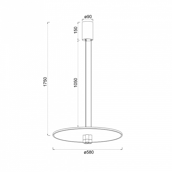 Подвесной светильник mantra nomada 8982