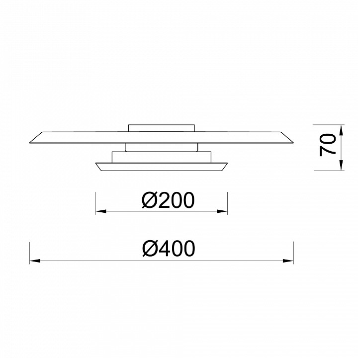 Накладной светильник mantra tina 9003
