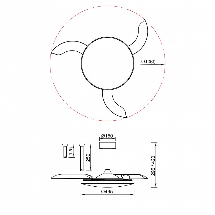 Светильник на штанге nowodvorski iris 9006