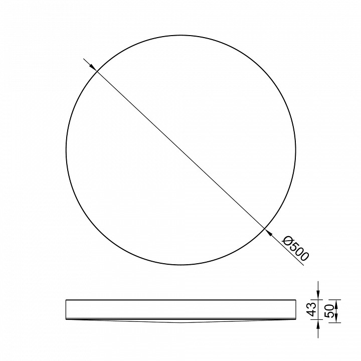 Накладной светильник mantra turin 9023