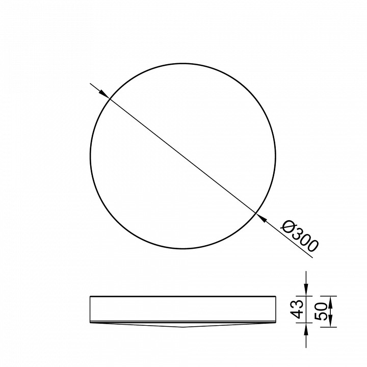 Накладной светильник mantra turin 9025