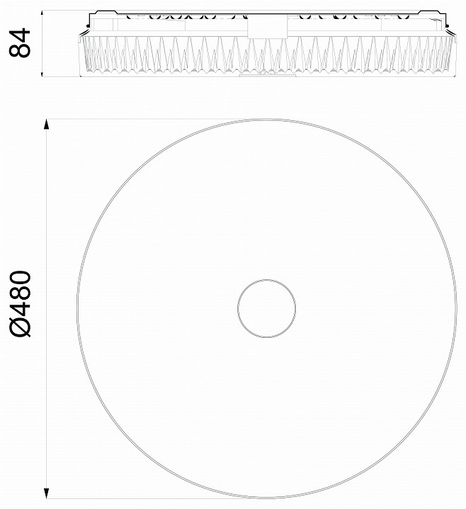 Накладной светильник mantra frozen 9182