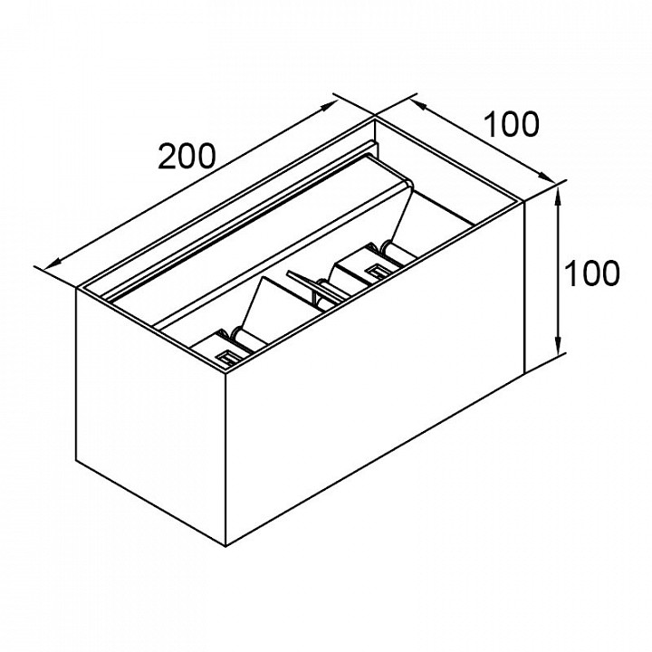 Накладной светильник mantra davos 9227