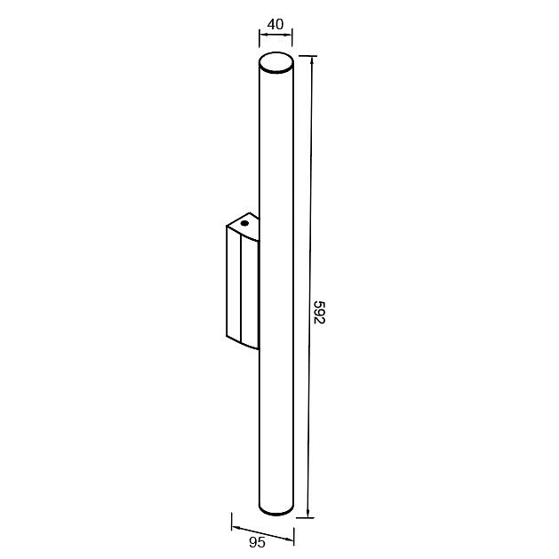 Накладной светильник mantra antiga 9257