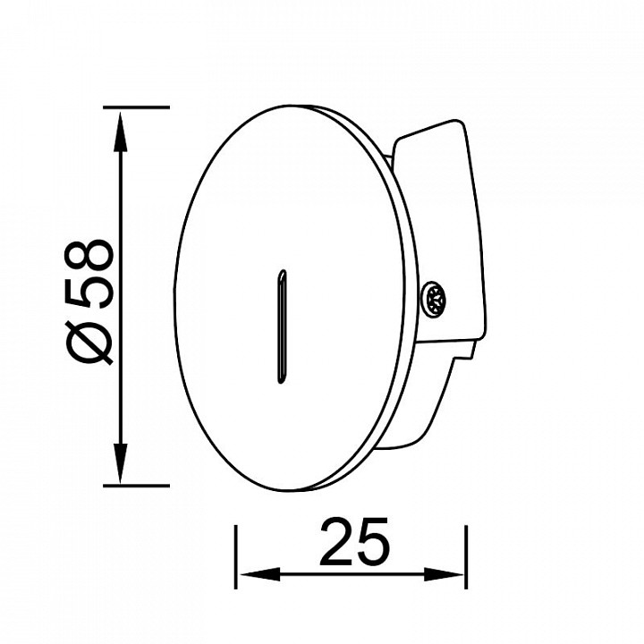 Встраиваемый светильник mantra sotavento 9289