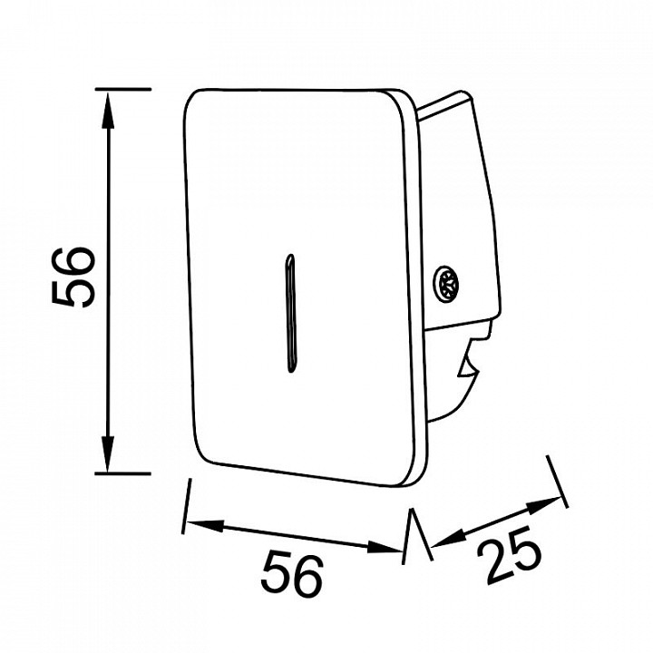 Встраиваемый светильник mantra sotavento 9292