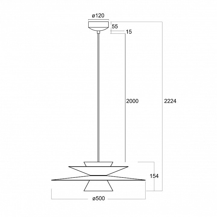 Подвесной светильник mantra estrella 9437