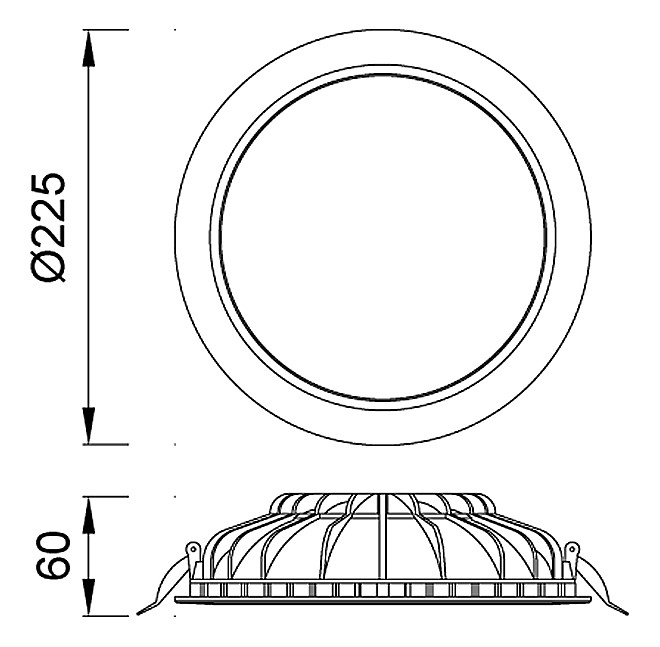 Встраиваемый светильник mantra cabrera c0044