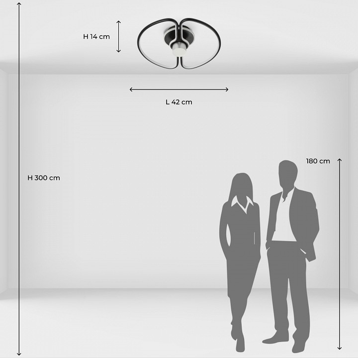 Накладной светильник demarkt толедо 312012601