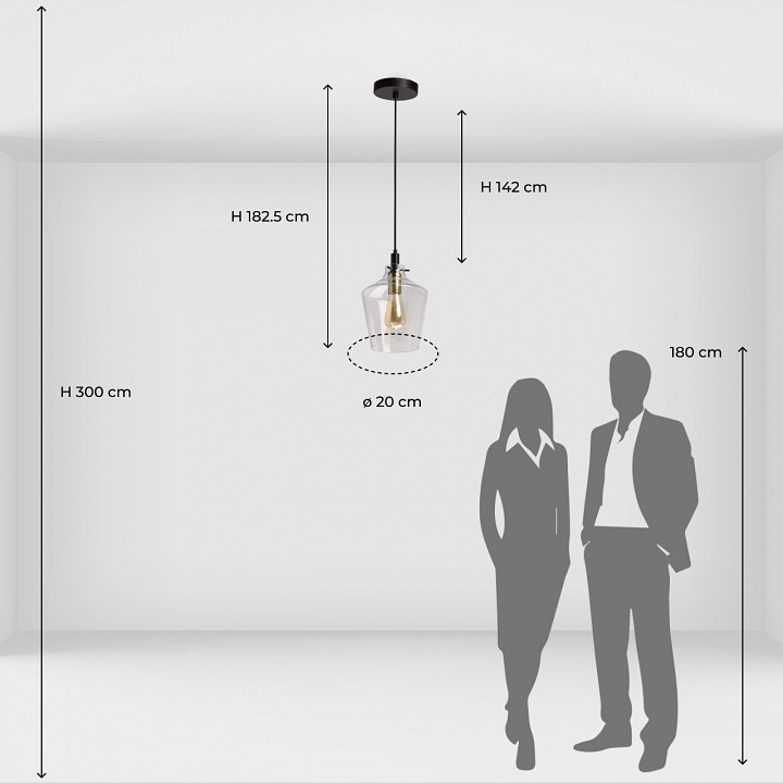 Подвесной светильник demarkt нойвид 6 682012201