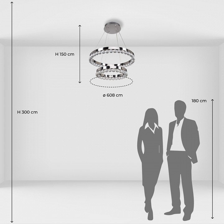 Подвесной светильник demarkt глобула 2 690010502