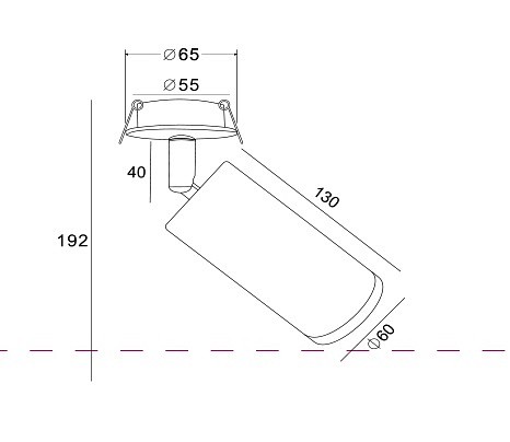 Спот maytoni technical focus c018cl-01b