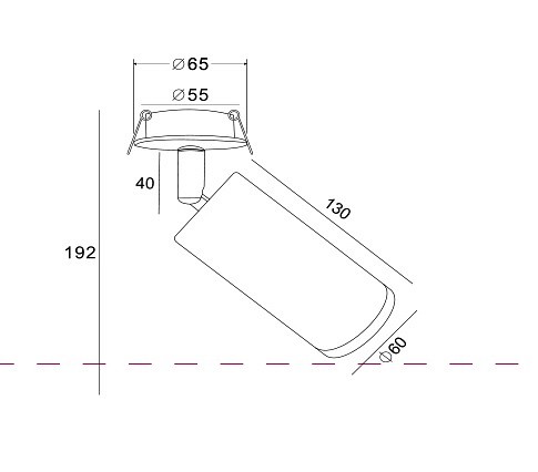 Спот maytoni technical focus c018cl-01w