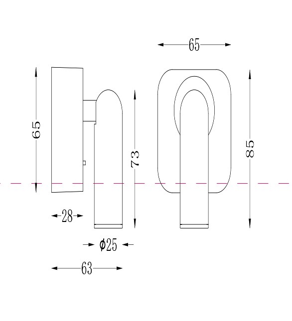 Спот maytoni technical mirax c039wl-l3w3k