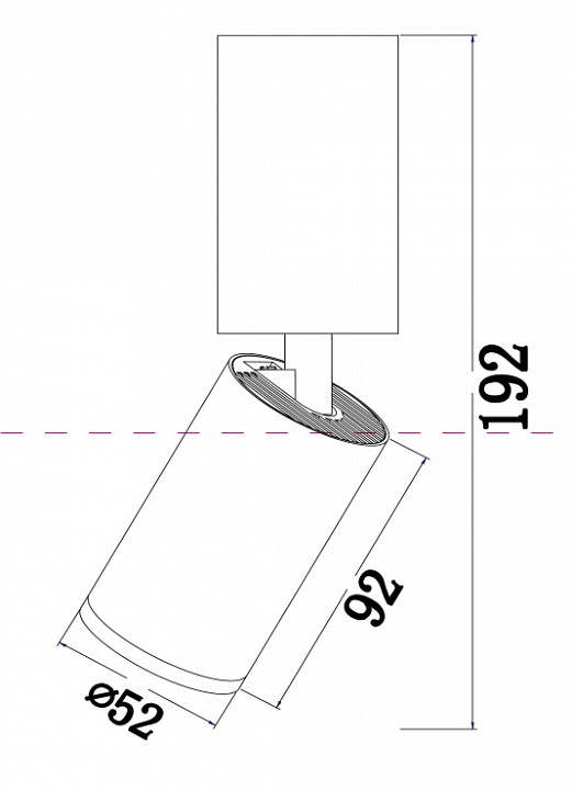 Спот maytoni technical focus s c051cl-01g