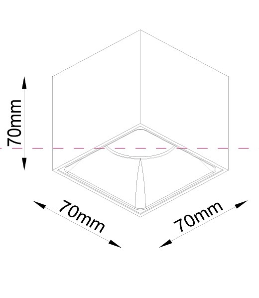 Накладной светильник maytoni technical alfa led c065cl-l12b4k
