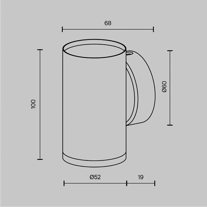 Бра maytoni technical focus s c068wl-01w