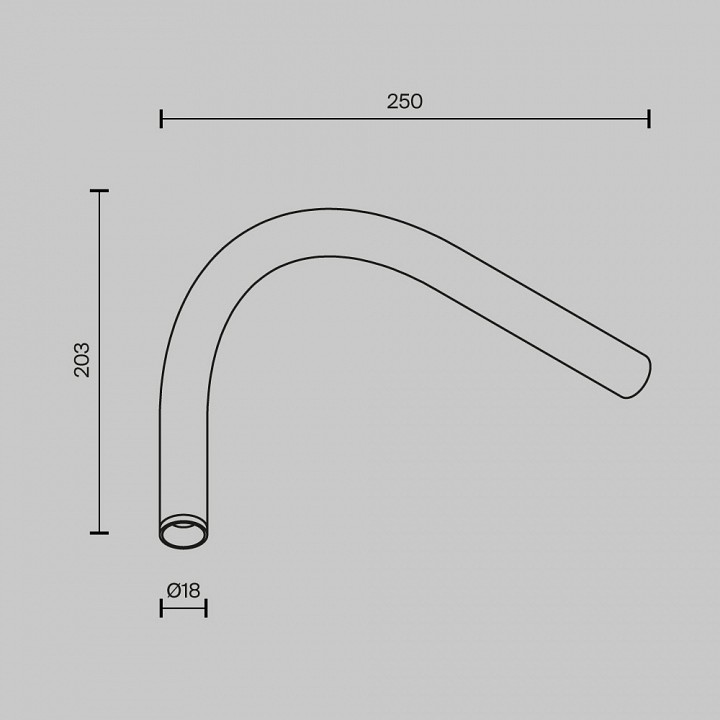 Модульный светильник maytoni technical eye c104wl-3w3-6k-b