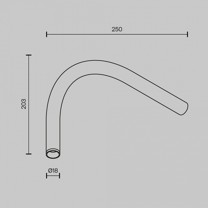 Модульный светильник maytoni technical eye c104wl-3w3-6k-bs