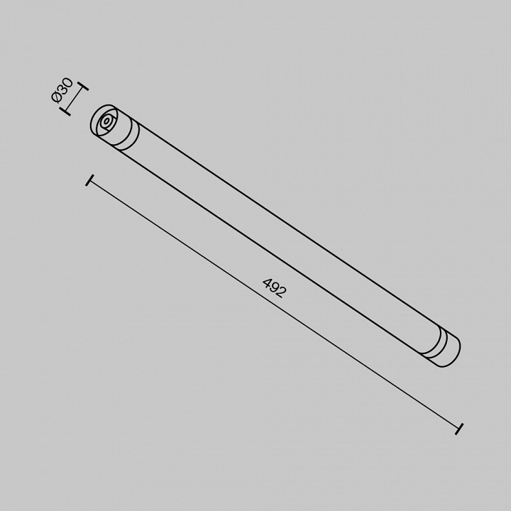 Модульный светильник maytoni technical larc c148cl-l500-7w3k-b