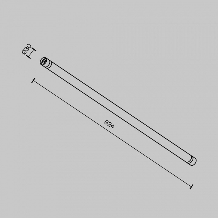 Модульный светильник maytoni technical larc c148cl-l900-13w3k-b