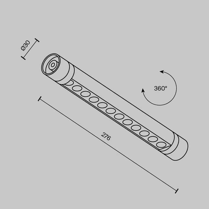 Модульный светильник maytoni technical points c149cl-l300-6w3k-b