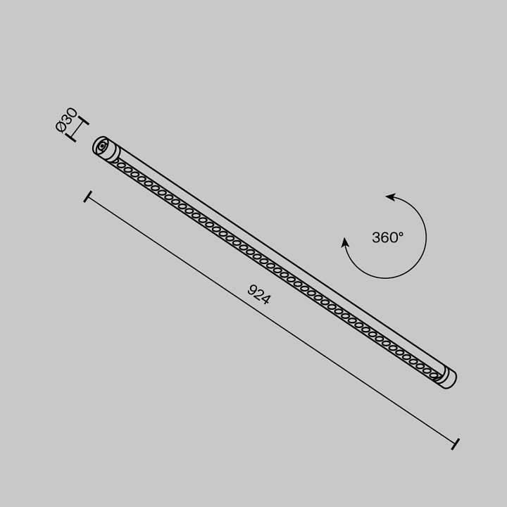 Модульный светильник maytoni technical points c149cl-l900-24w3k-b