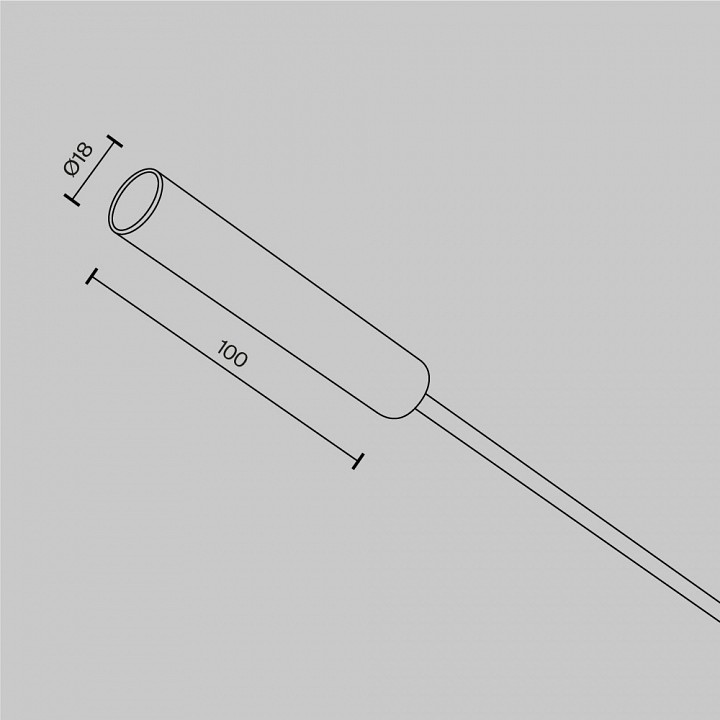 Заглушка для модуля maytoni technical accessories for system axity ca003ec-b