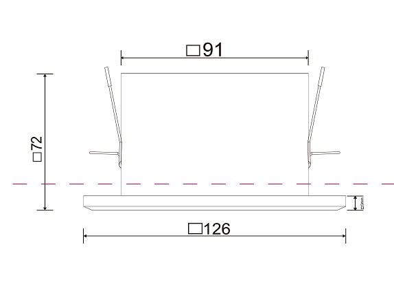 Встраиваемый светильник maytoni technical metal modern dl008-2-01-s
