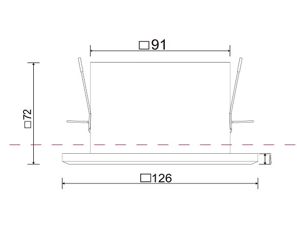 Встраиваемый светильник maytoni technical metal modern dl008-2-01-w