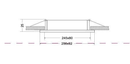 Встраиваемый светильник maytoni technical atom dl024-2-03b