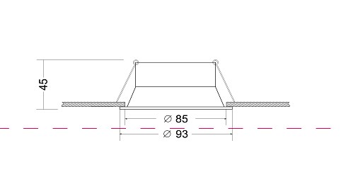 Встраиваемый светильник maytoni technical dot dl028-2-01b