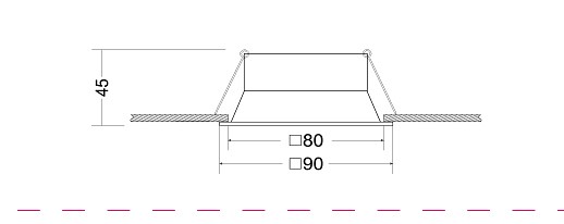 Встраиваемый светильник maytoni technical dot dl029-2-01w