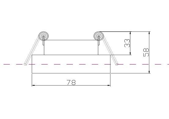 Встраиваемый светильник maytoni technical pauline dl046-01w