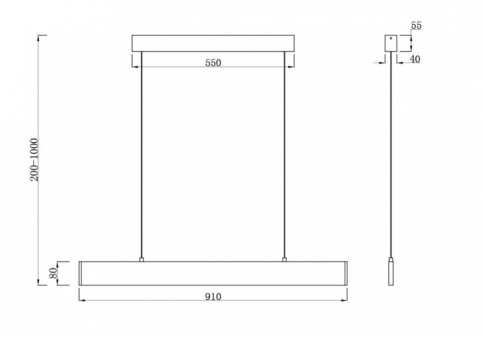 Подвесной светильник maytoni technical step p010pl-l23g3k