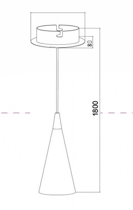 Подвесной светильник maytoni technical nevill p318-pl-01-w