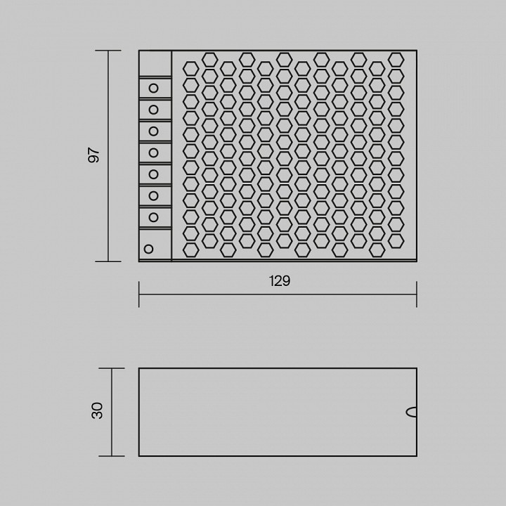 Блок питания maytoni technical power supply magnetic psl006-150w-48v-ip20