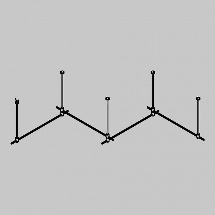 Трек накладной maytoni technical готовая конструкция tfc-flar-l02-b
