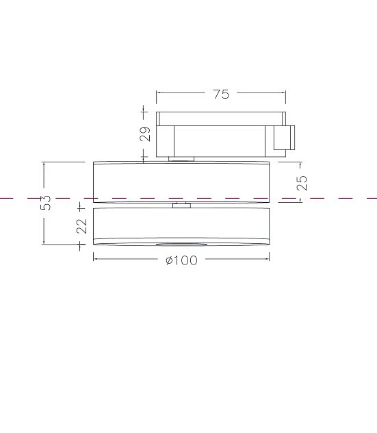 Накладной светильник maytoni technical magic tr006-1-12w3k-b4k