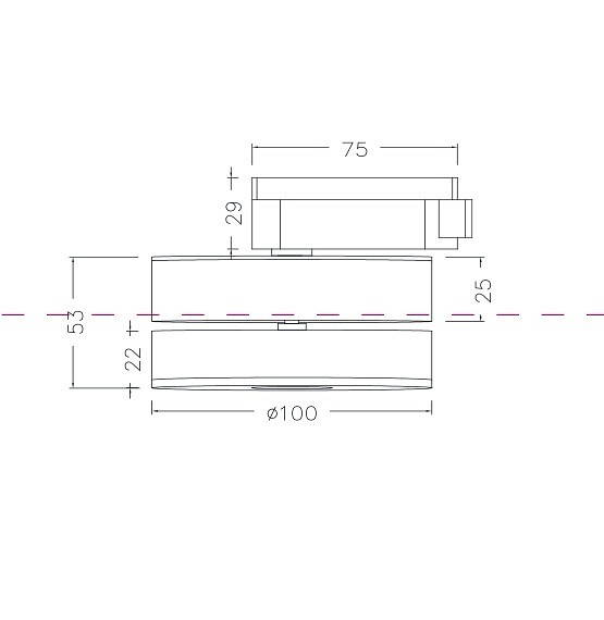 Накладной светильник maytoni technical magic tr006-1-12w3k-w4k