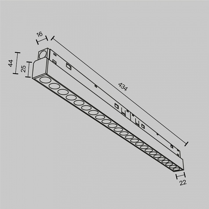 Встраиваемый светильник maytoni technical points tr031-4-24wtw-dd-w