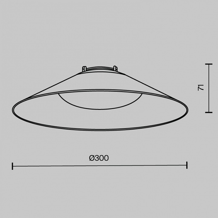 Подвесной светильник maytoni technical campana tr127b-12w4k-b