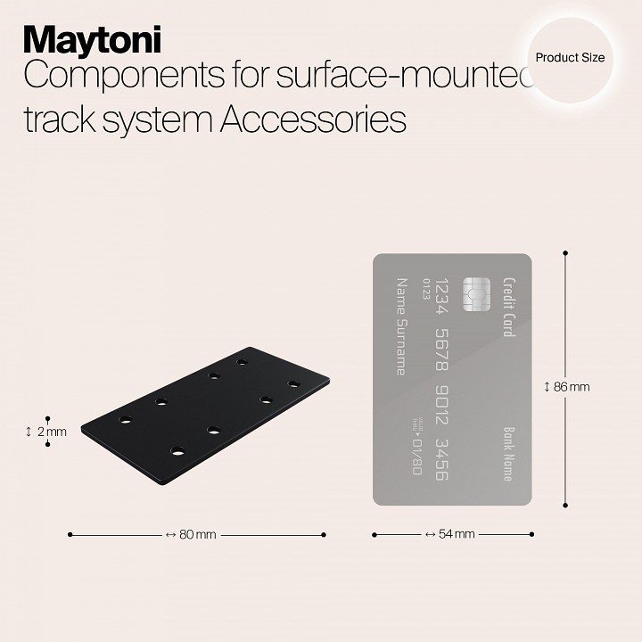 Заглушка для трека maytoni technical accessories for tracks tra004c-21s